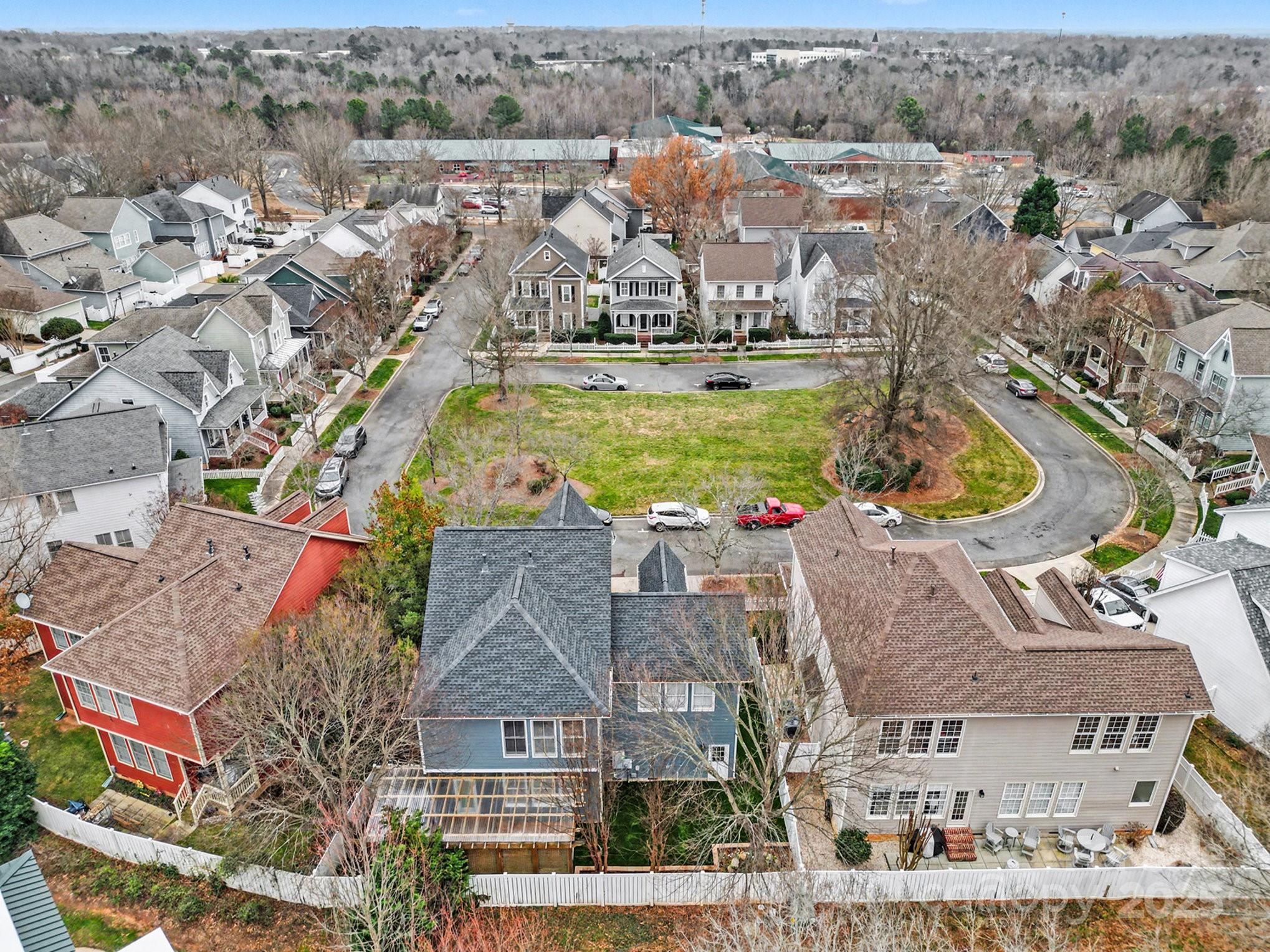 138 Blandina Court Fort Mill, SC 29708 - Photo 35 of 41 an aerial view of residential houses with outdoor space and swimming pool