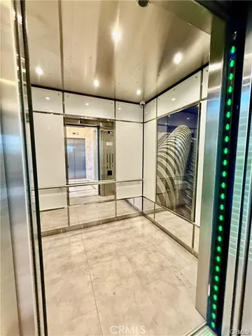 a view of a room from a window