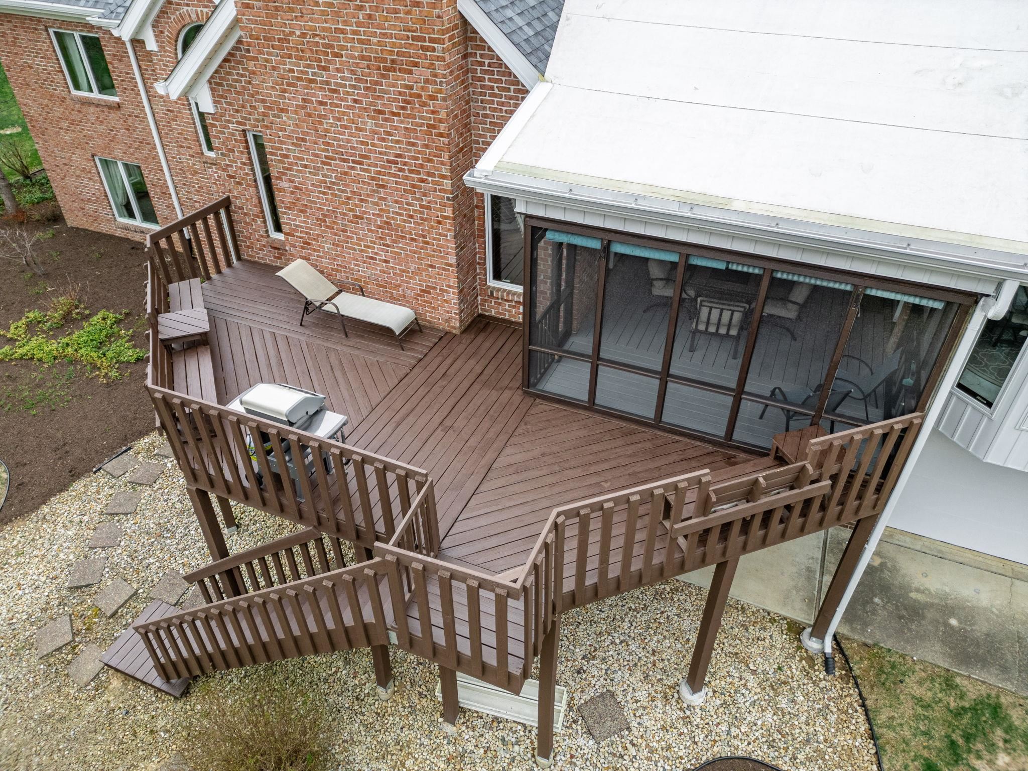8161 Killarney Aire Road Roscoe, IL 61073 - Photo 41 of 53 a view of balcony with wooden floor and outdoor seating