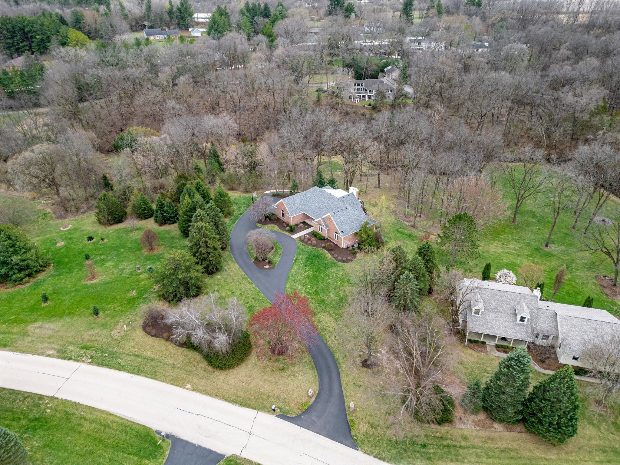 8161 Killarney Aire Road Roscoe, IL 61073 - Photo 51 of 53 an aerial view of a house with a yard