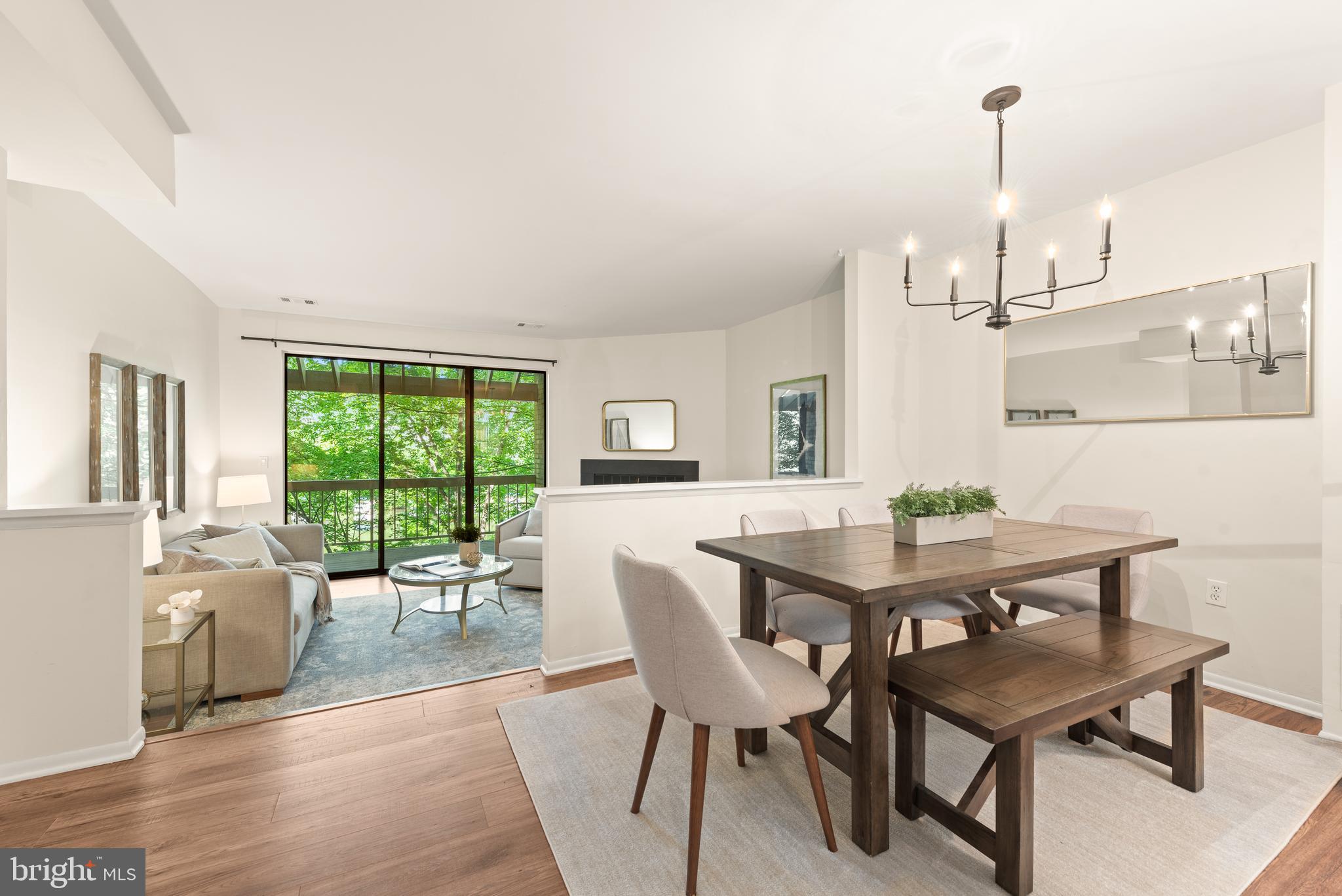 11116 Boathouse Court, Unit 93 Reston, VA 20191 - Photo 17 of 34 a view of a dining room with furniture window and outside view