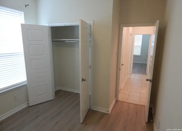 a view of closet area