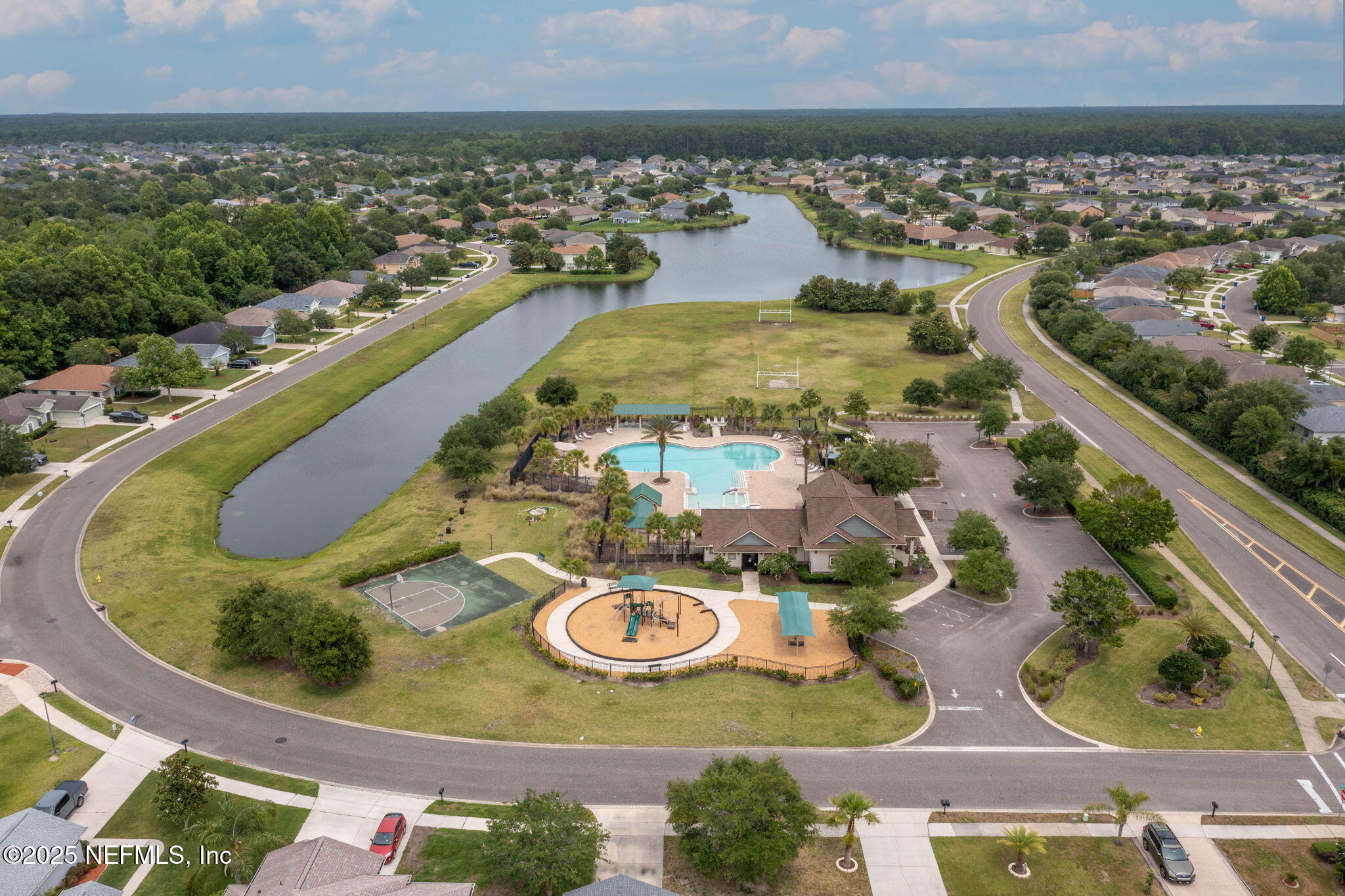 203 Buck Run Way St. Augustine, FL 32092 - Photo 53 of 62 an aerial view of residential houses with outdoor space