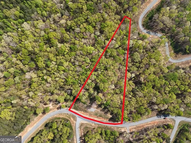 an aerial view of residential house and outdoor space