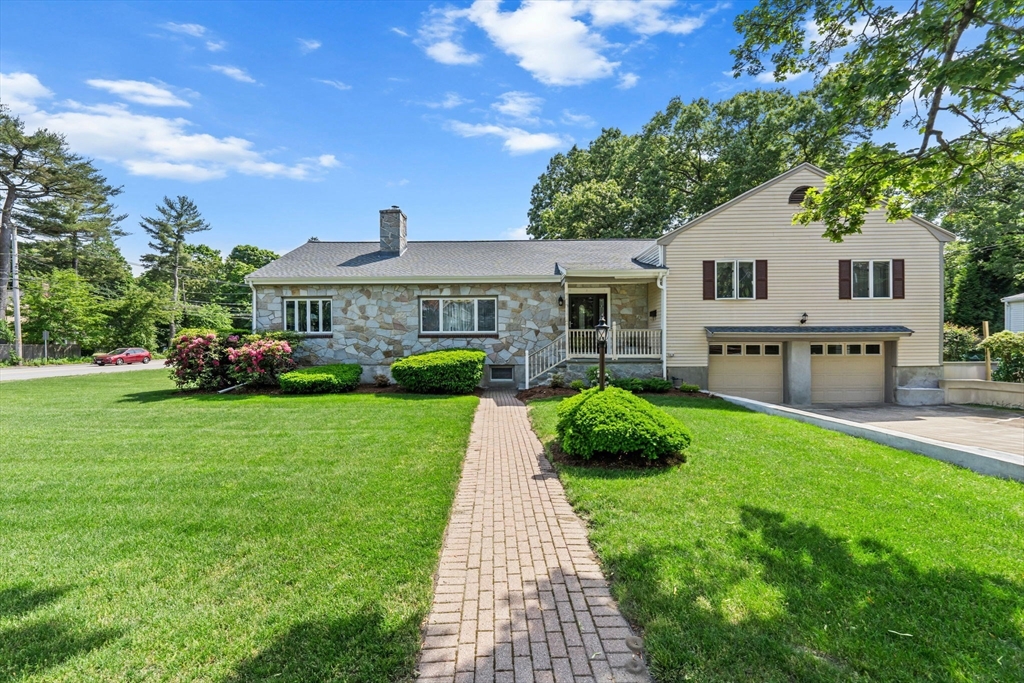 8 Mary Mt Road Auburndale, MA 02466 - Photo 1 of 36 a front view of house with yard and green space