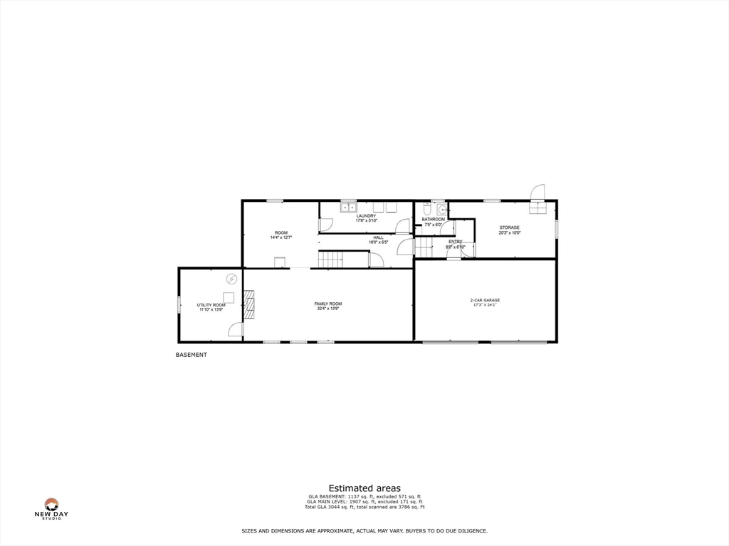 8 Mary Mt Road Auburndale, MA 02466 - Photo 35 of 36 a picture of a floor plan