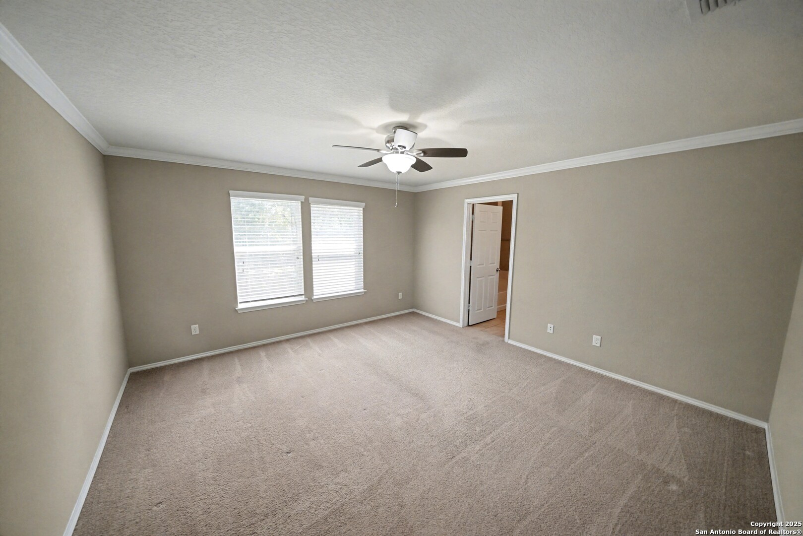 478 Walnut Crest Schertz, TX 78154 - Photo 22 of 47 an empty room with windows and ceiling fan