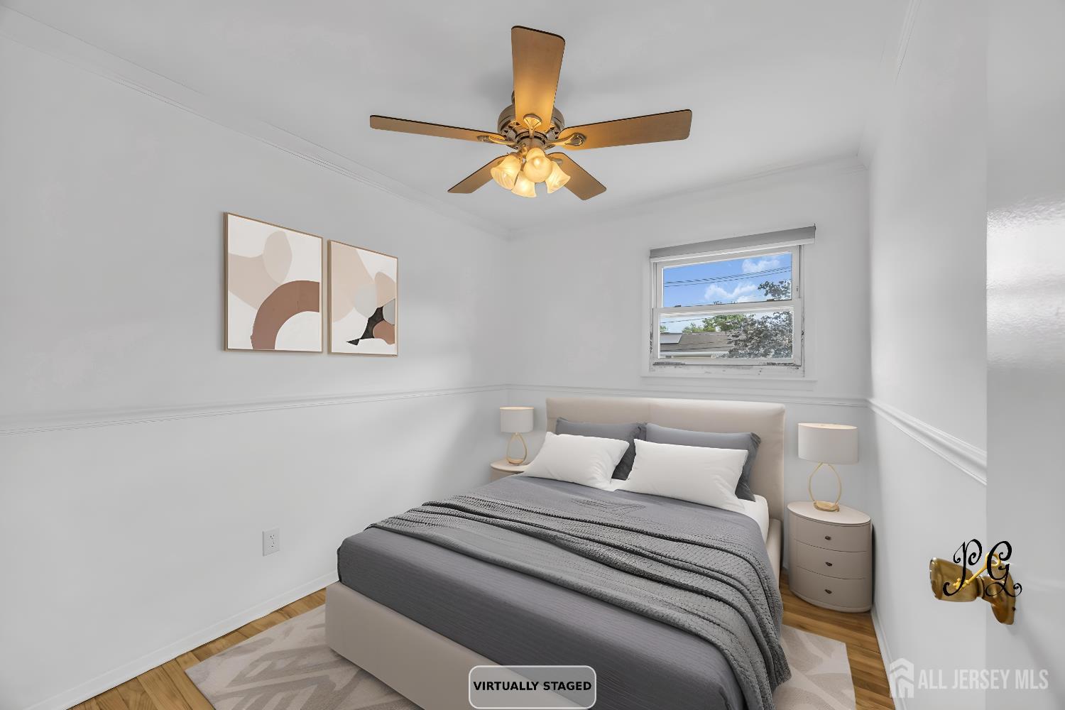 23 Barlow Road Edison, NJ 08817 - Photo 43 of 50 a bedroom with a bed and a painting on the wall