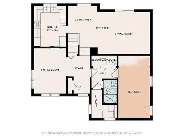 a picture of a room with wall paintings