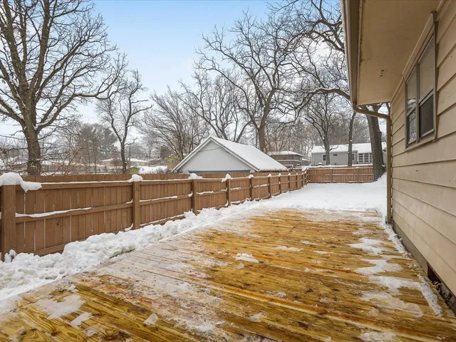 a view of large covered with snow