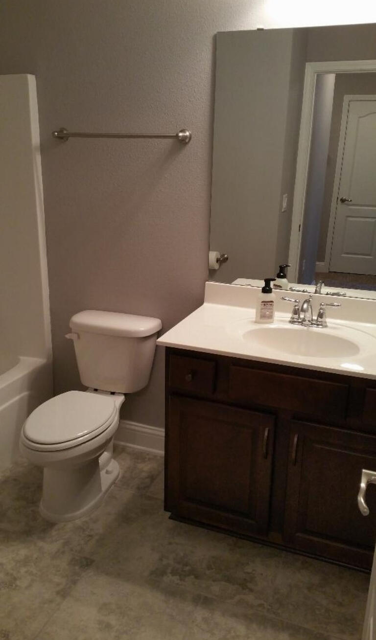 6007 Walk Along Way Crestview, FL 32536 - Photo 28 of 39 a white toilet sitting next to a bathroom sink