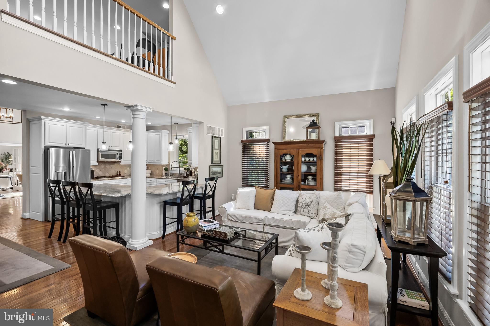 5 Collins Mill Court Moorestown, NJ 08057 - Photo 19 of 49 a living room with furniture and a flat screen tv