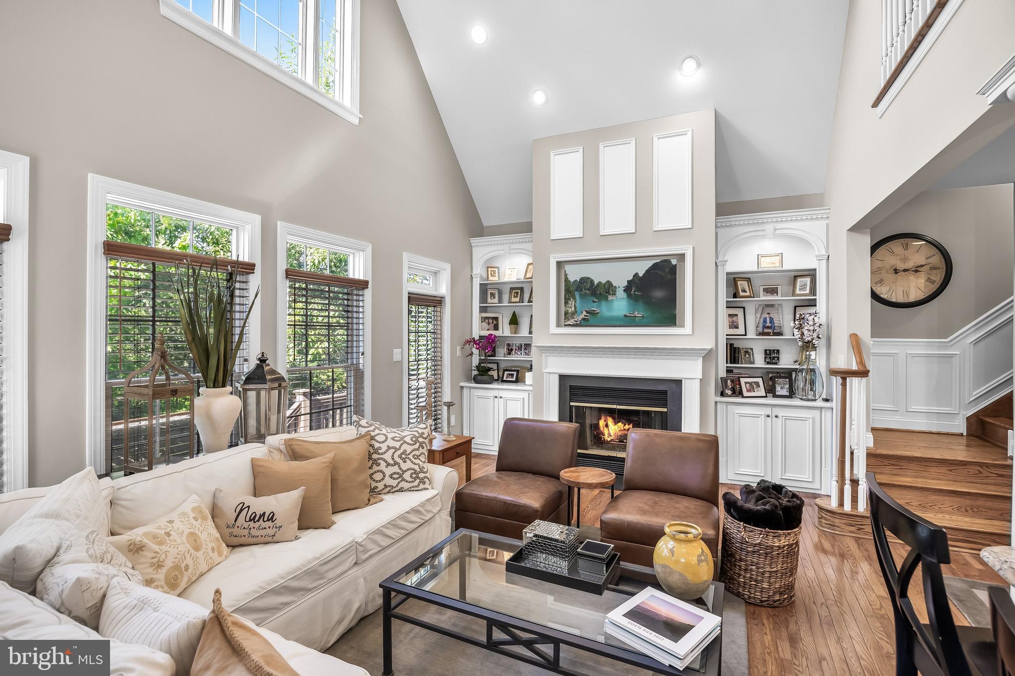 5 Collins Mill Court Moorestown, NJ 08057 - Photo 20 of 49 a living room with furniture fireplace and a large window