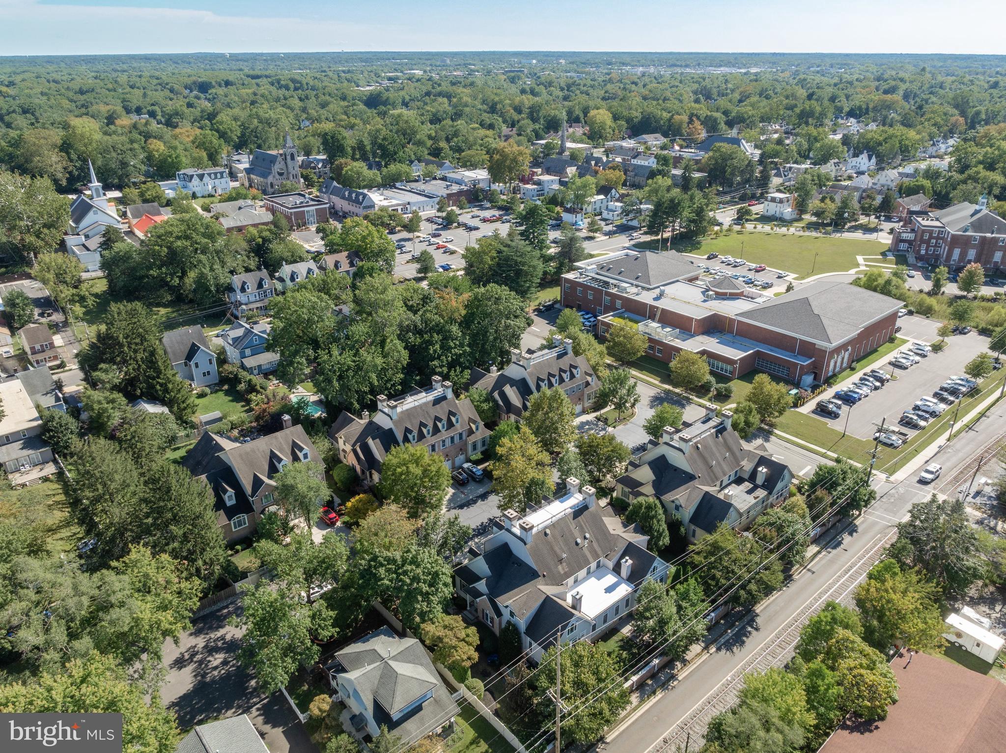 5 Collins Mill Court Moorestown, NJ 08057 - Photo 41 of 49 an aerial view of a city with lots of residential buildings