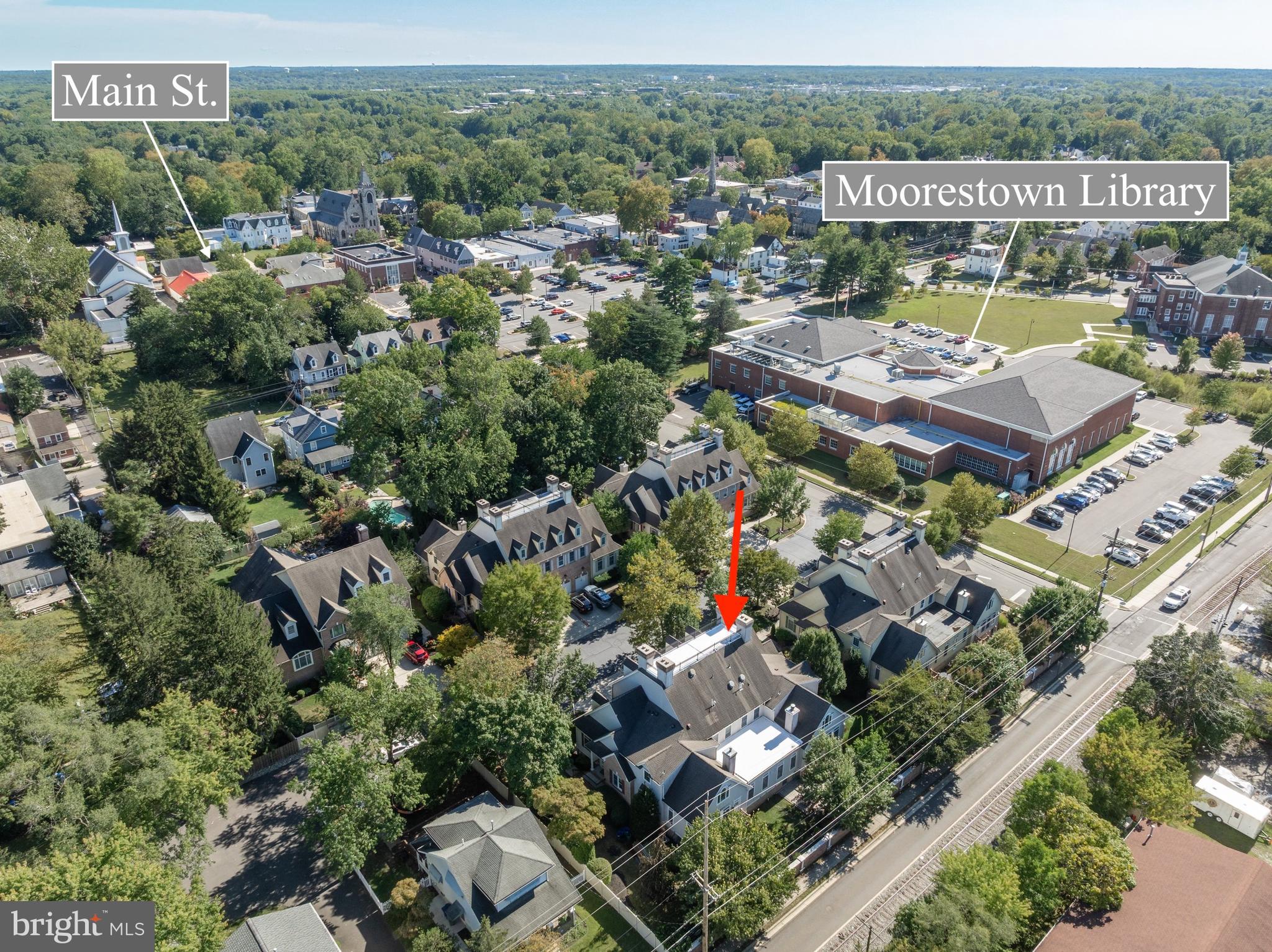 5 Collins Mill Court Moorestown, NJ 08057 - Photo 42 of 49 an aerial view of a house with a garden