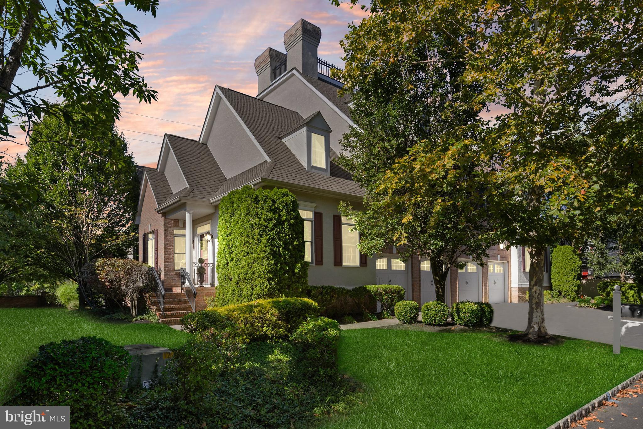 5 Collins Mill Court Moorestown, NJ 08057 - Photo 44 of 49 front view of a house with a garden