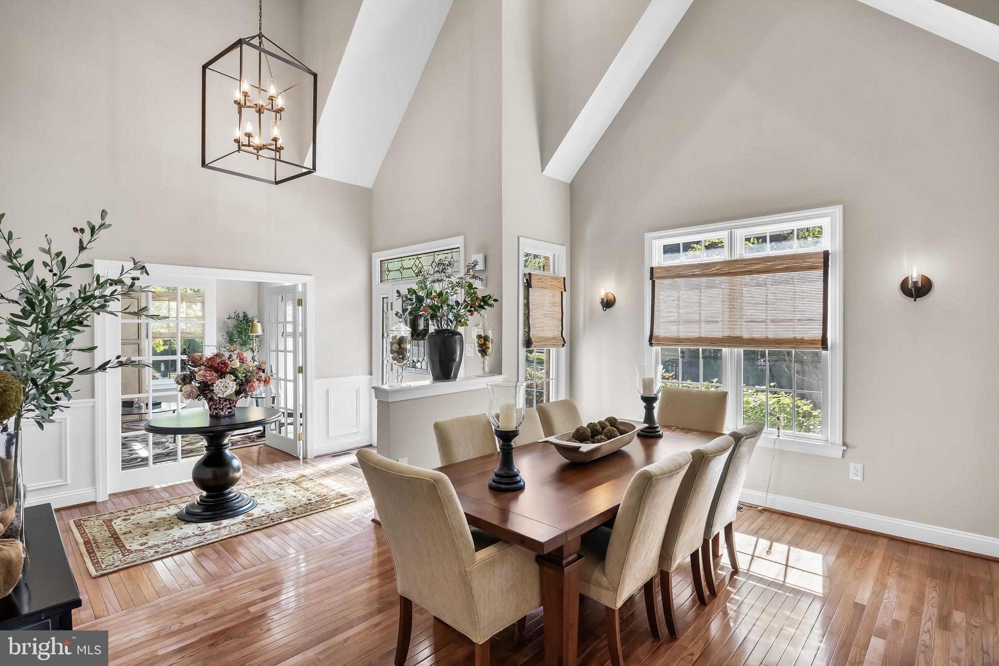 5 Collins Mill Court Moorestown, NJ 08057 - Photo 9 of 49 a view of a dining room with furniture window and wooden floor