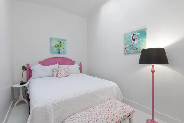 a view of a balcony with furniture