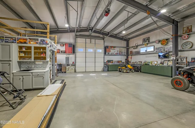 a kitchen with cabinets and appliances