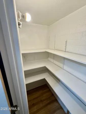 a view of walk in closet