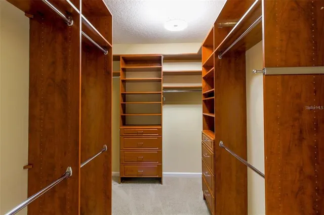 a view of walk in closet