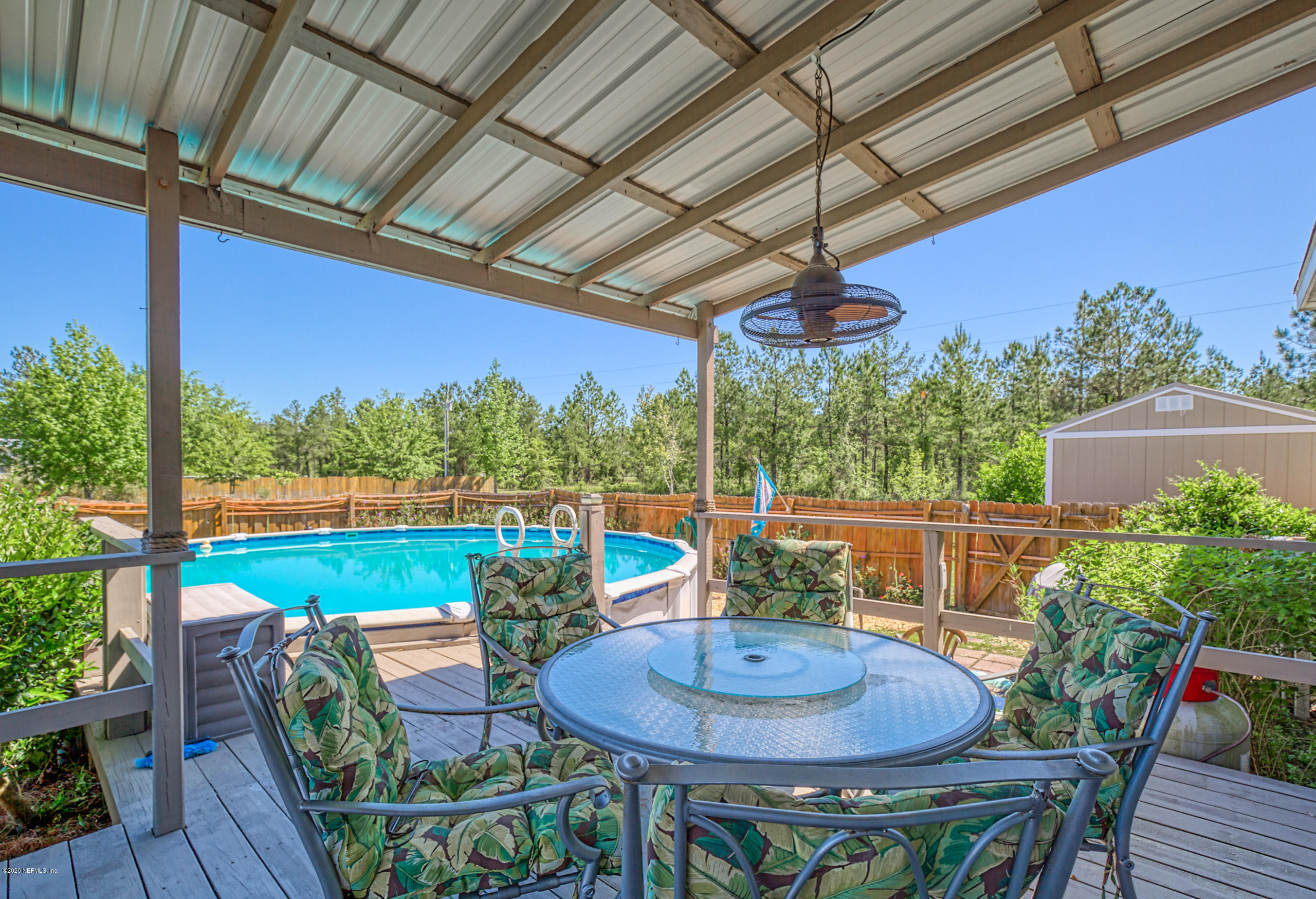 17766 Andrews Road Hilliard, FL 32046 - Photo 21 of 31 backyard deck