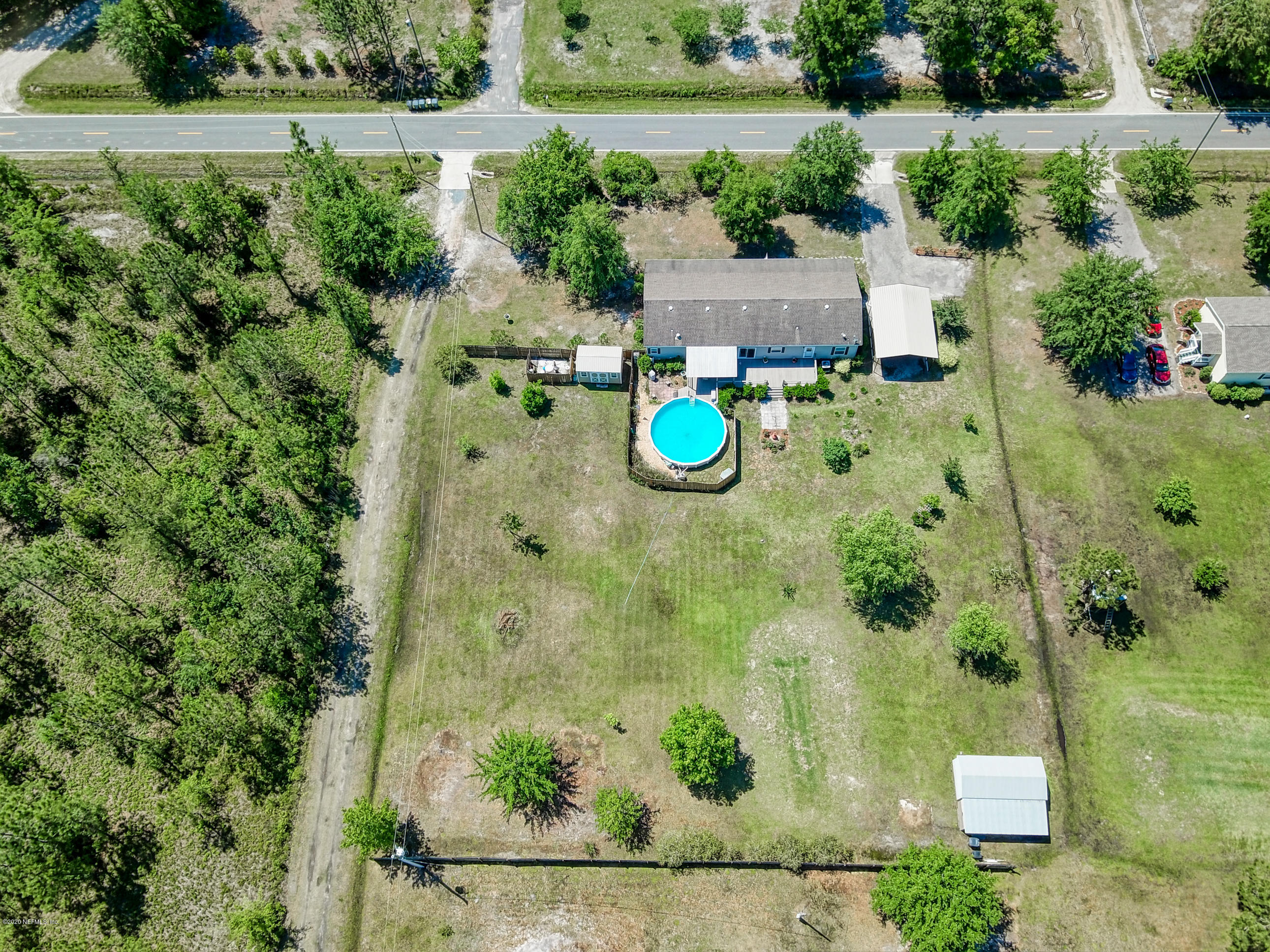 17766 Andrews Road Hilliard, FL 32046 - Photo 29 of 31 lot aerial
