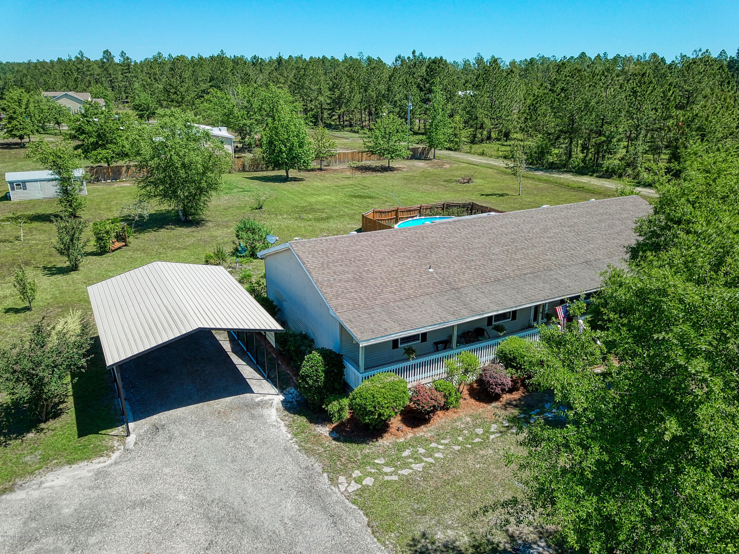 17766 Andrews Road Hilliard, FL 32046 - Photo 30 of 31 lot aerial