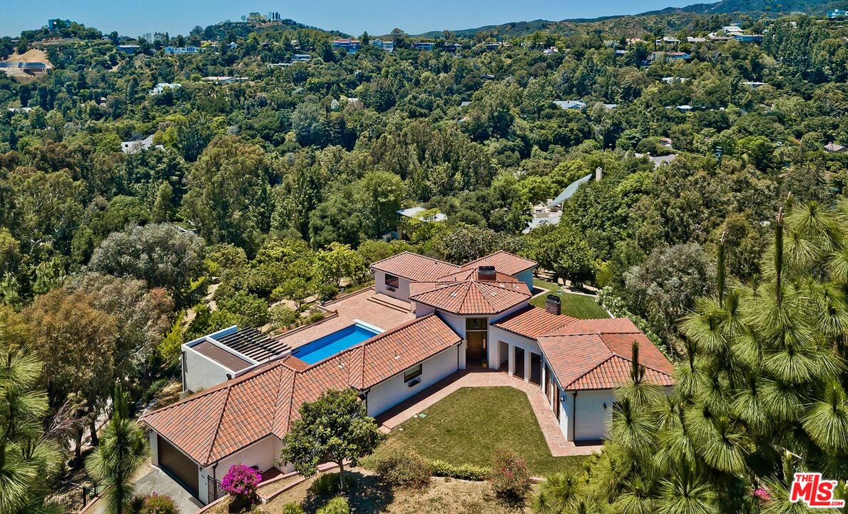 13146 Rivers Road Los Angeles, CA 90049 - Photo 28 of 38 an aerial view of a house