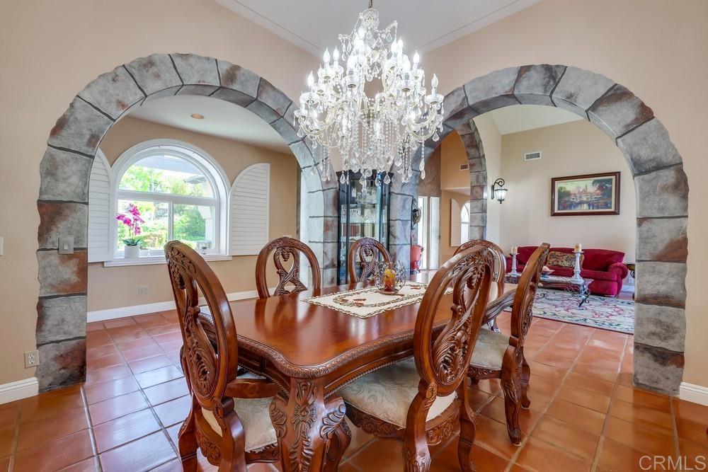 2576 Via Dieguenos Alpine, CA 91901 - Photo 8 of 41 a view of a dining room with furniture window and outside view