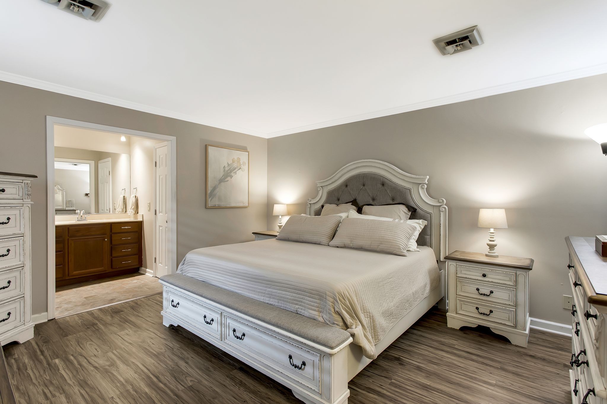 1122 General George Patton Road Nashville, TN 37221 - Photo 17 of 32 a bedroom with a bed and a view of kitchen