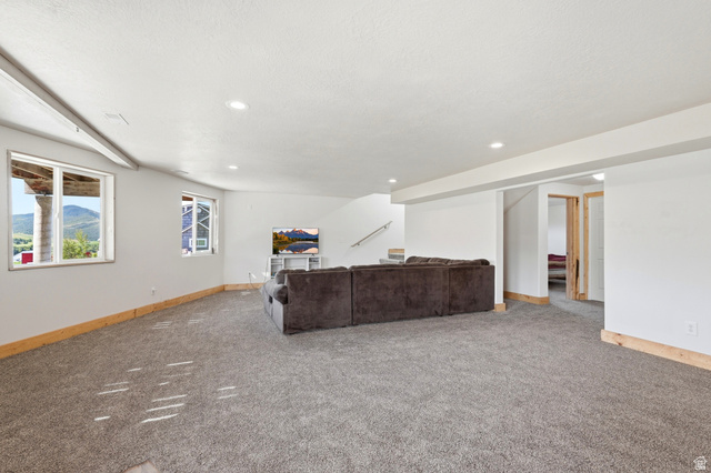 306 Spring Road Preston, ID 83263 - Photo 29 of 55 Spacious carpeted room with multiple windows, recessed lighting, and white walls