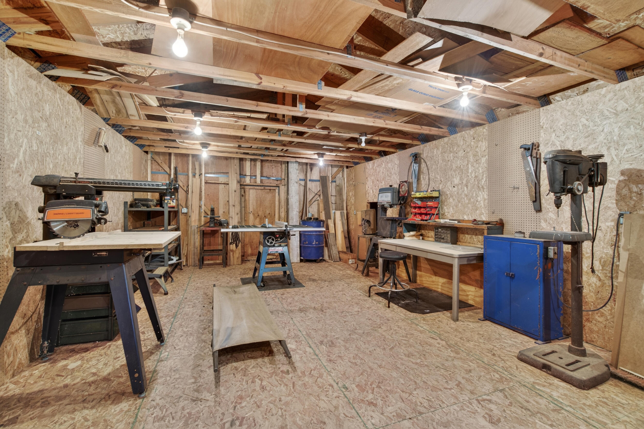 7789 Thorne Road Horton, MI 49246 - Photo 56 of 65 Second Story Woodshop / Work Area