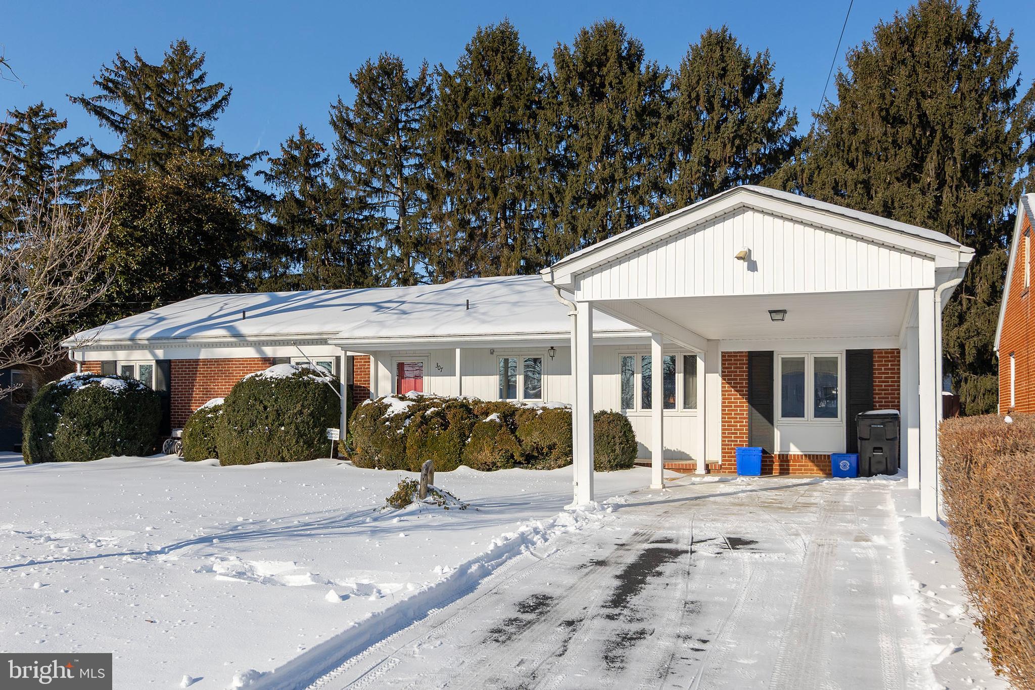 307 Fox Drive Winchester, VA 22601 - Photo 2 of 42 Front view-driveway with carport