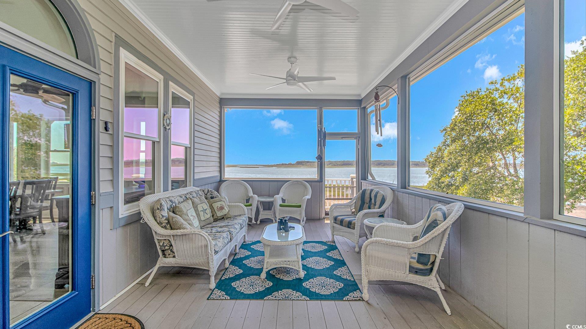 88 Gillette Place Murrells Inlet, SC 29576 - Photo 2 of 40 Sunroom / solarium with ceiling fan