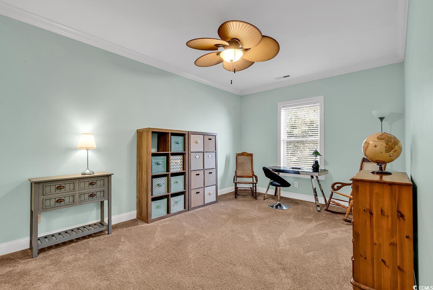 88 Gillette Place Murrells Inlet, SC 29576 - Photo 30 of 40 Sitting room with baseboards, carpet flooring, a c