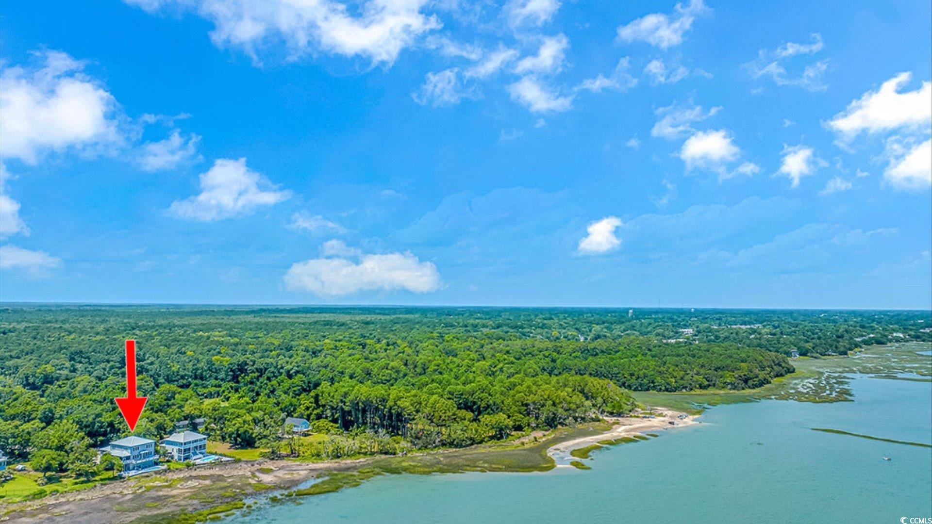 88 Gillette Place Murrells Inlet, SC 29576 - Photo 3 of 40 Bird's eye view featuring a water view