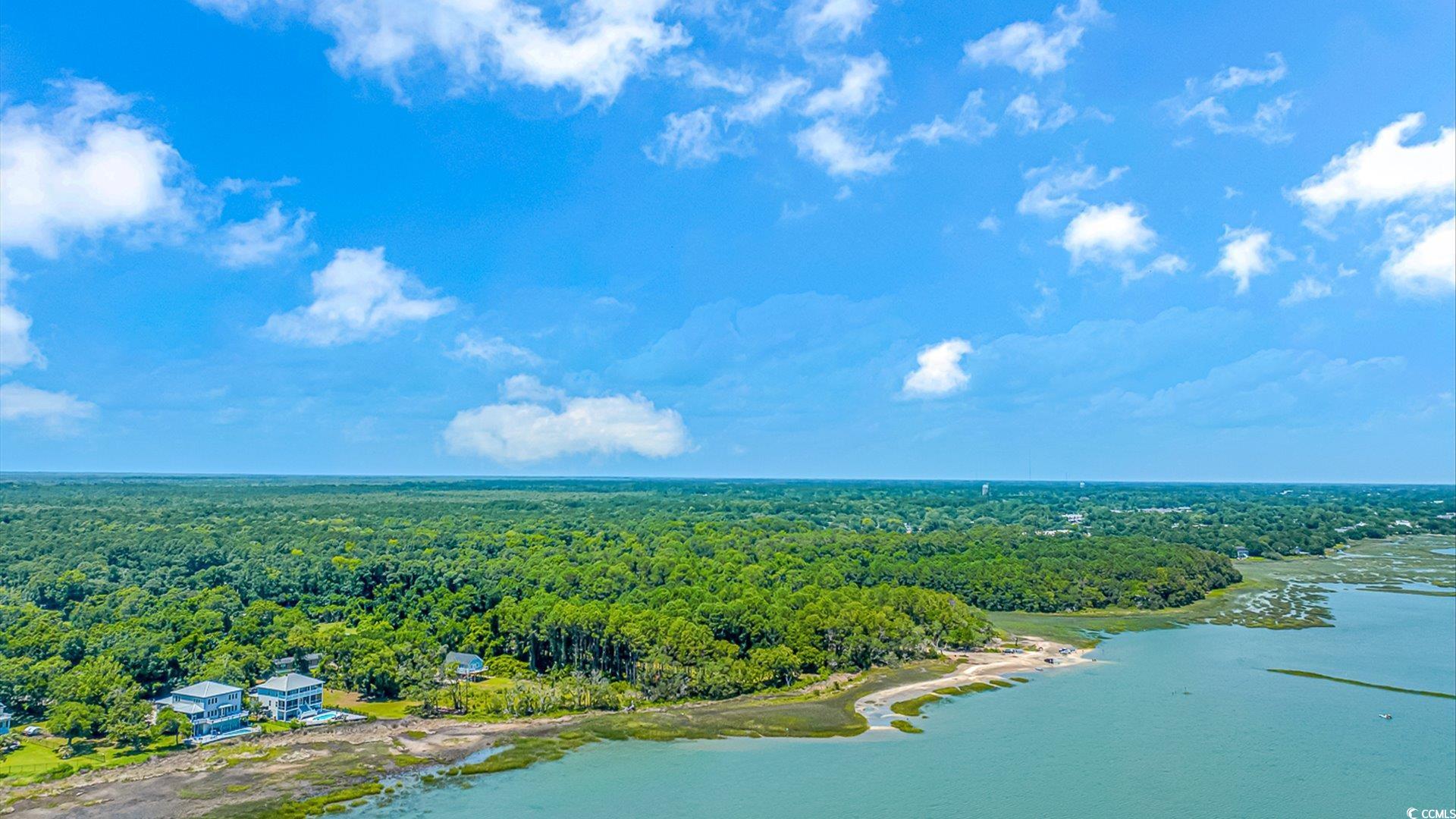 88 Gillette Place Murrells Inlet, SC 29576 - Photo 34 of 40 Drone / aerial view featuring a water view
