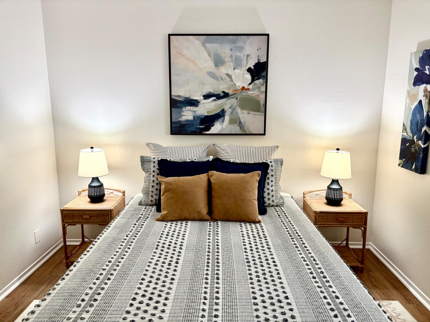 2900 Pole Line Road, Unit 2 Davis, CA 95618 - Photo 24 of 34 a bedroom with a bed and a lamp on dresser