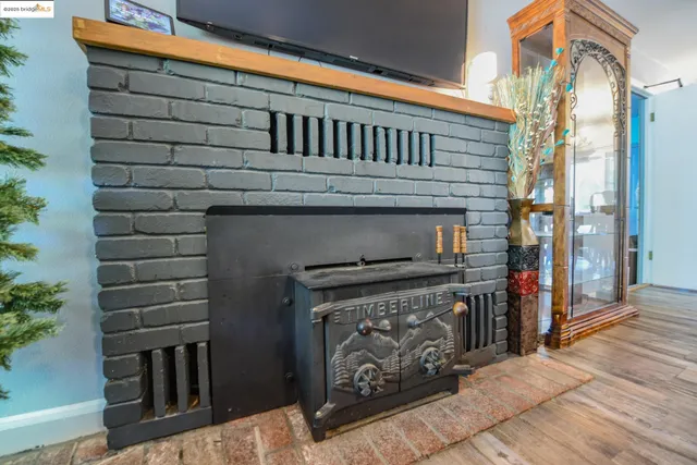 a view of wooden door and outdoor seating