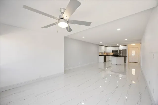 a view of an empty room