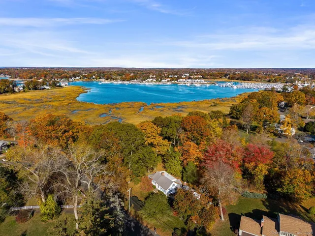 a view of city and ocean