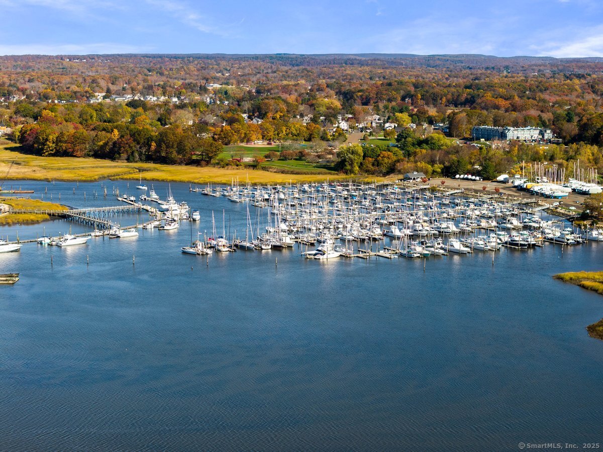31 Pawson Road Branford, CT 06405 - Photo 5 of 13 an aerial view of ocean and residential houses with outdoor space