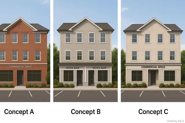 a view of a large building with large windows