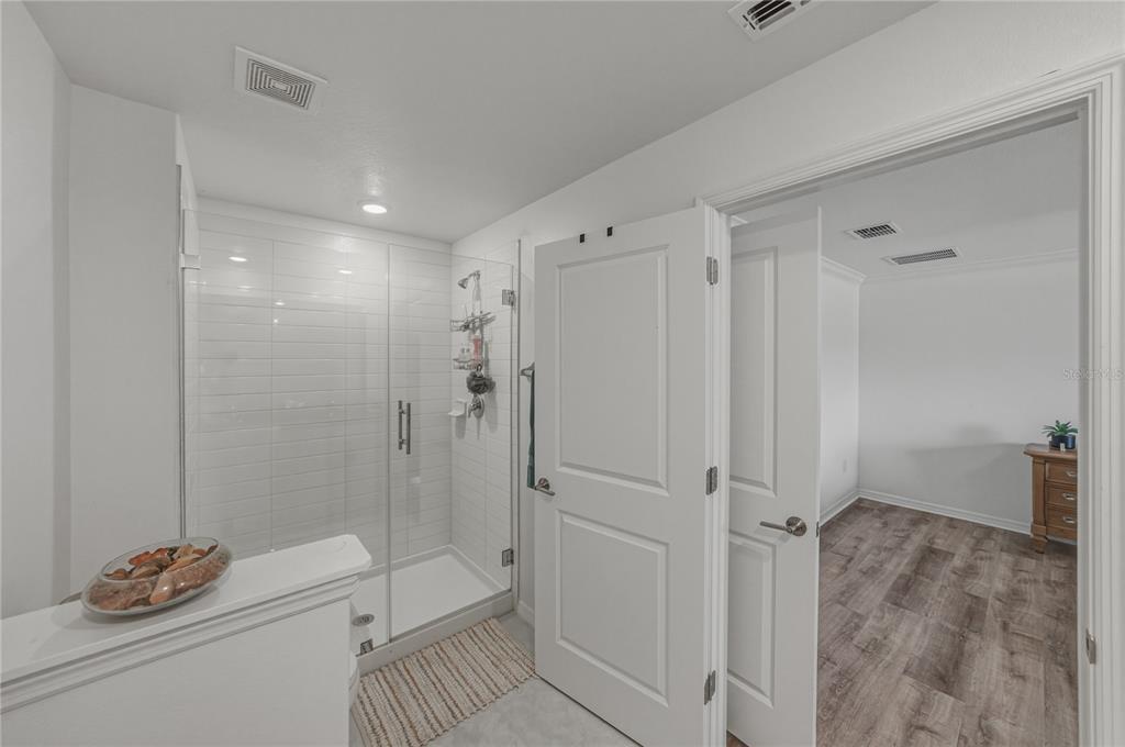 30688 Veridian Way Wesley Chapel, FL 33543 - Photo 30 of 55 a bathroom with a granite countertop shower