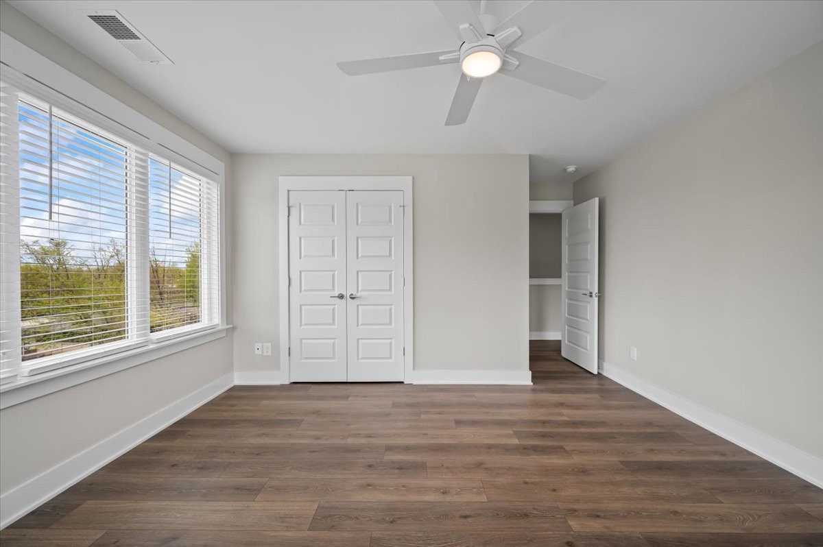 3043 A Hillside Road Nashville, TN 37207 - Photo 21 of 31 wooden floor in an empty room with a window
