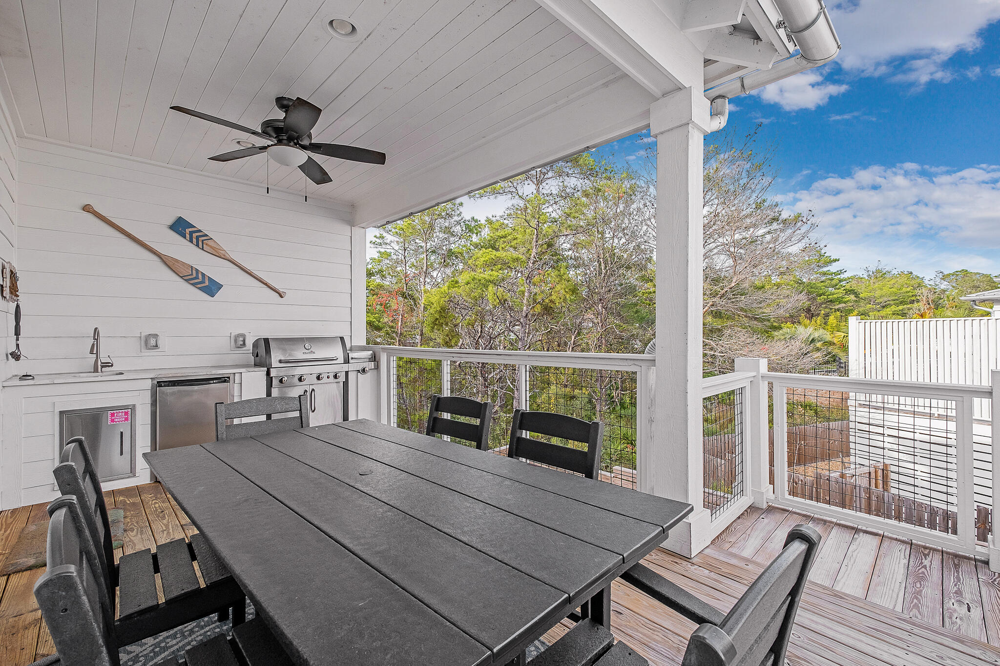 66 Seabreeze Trail Inlet Beach, FL 32461 - Photo 16 of 59 a view of a dining room with furniture window and outside view