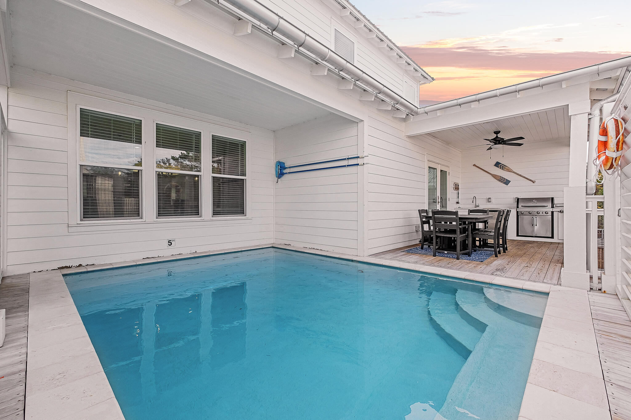 66 Seabreeze Trail Inlet Beach, FL 32461 - Photo 17 of 59 a swimming pool view with a outdoor seating space