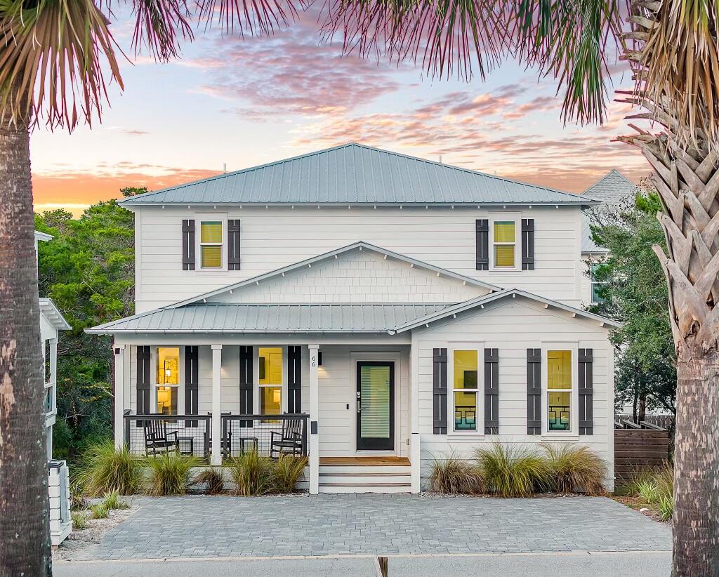 66 Seabreeze Trail Inlet Beach, FL 32461 - Photo 2 of 59 front view of a house