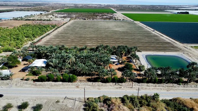 a view of swimming pool with a garden and ocean view